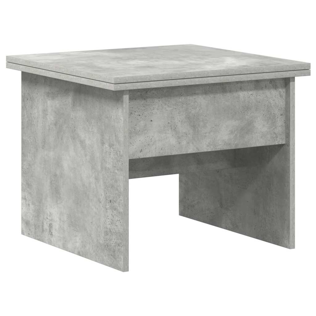 Salontafel Beton Grijs 55 x 54,5 x 45 cm Bewerkt hout