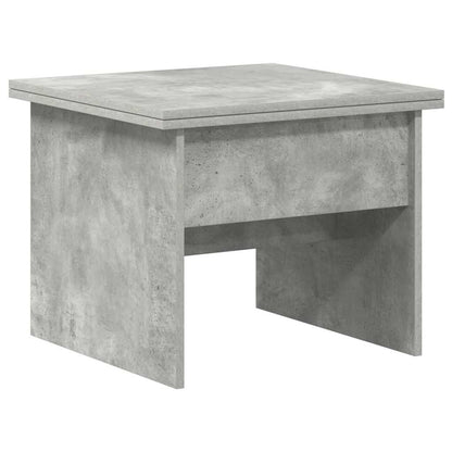 Salontafel Beton Grijs 55 x 54,5 x 45 cm Bewerkt hout