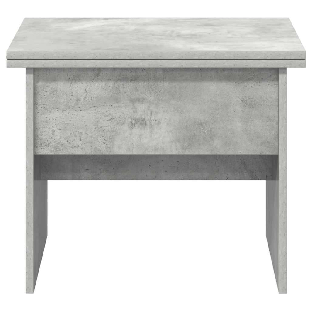 Salontafel Beton Grijs 55 x 54,5 x 45 cm Bewerkt hout