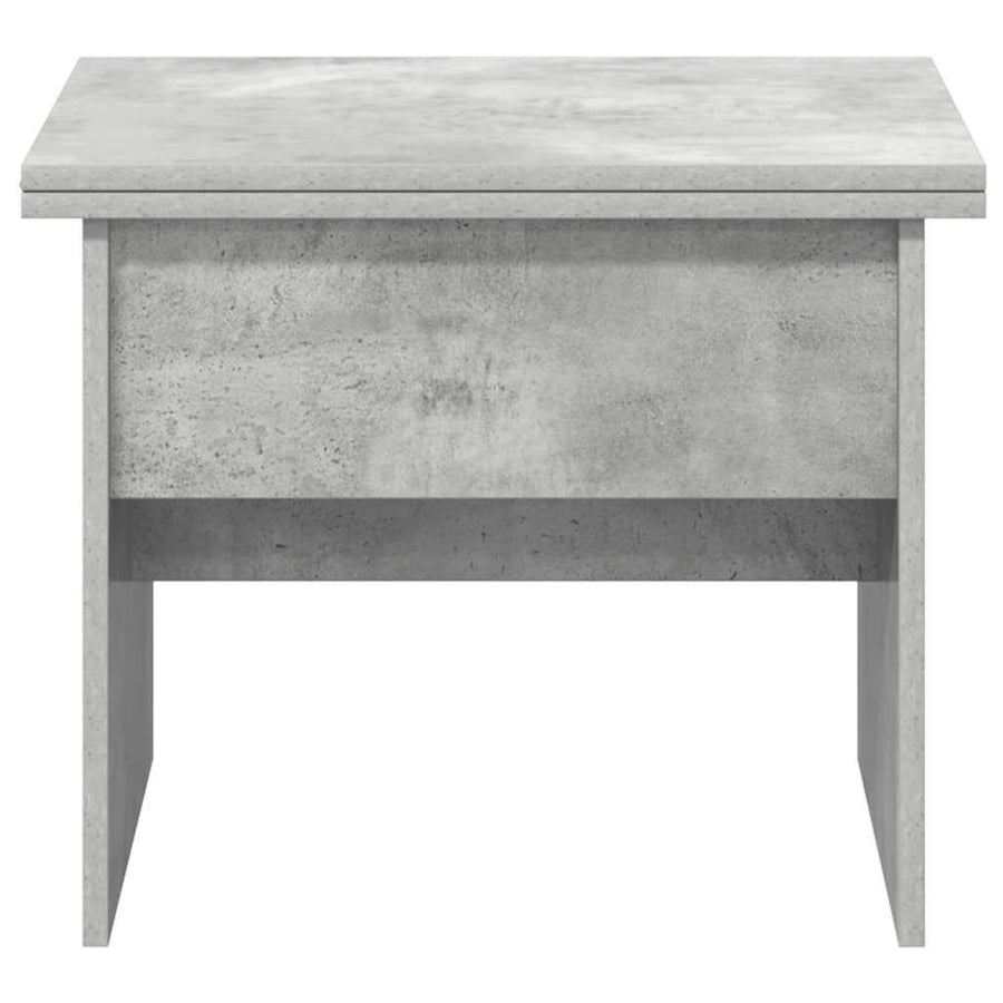 Salontafel Beton Grijs 55 x 54,5 x 45 cm Bewerkt hout
