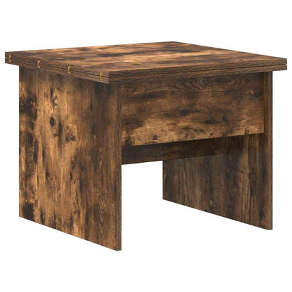 Salontafel Gerookt eiken 55 x 54,5 x 45 cm Bewerkt hout