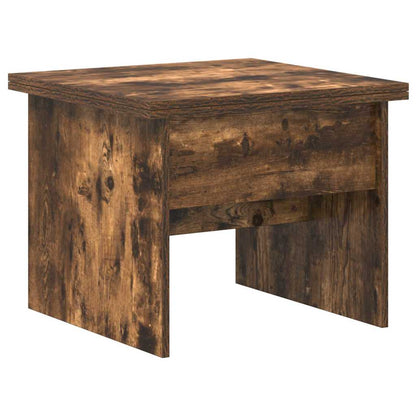 Salontafel Gerookt eiken 55 x 54,5 x 45 cm Bewerkt hout
