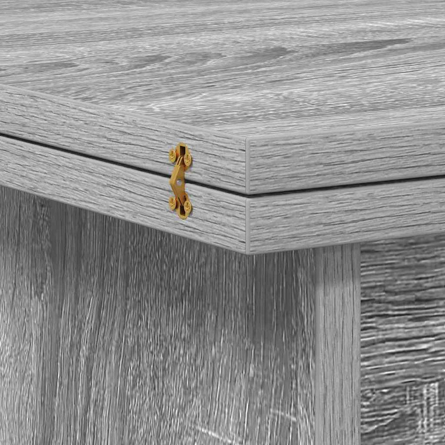 Salontafel Grijs Sonoma 55 x 54,5 x 45 cm Bewerkt hout