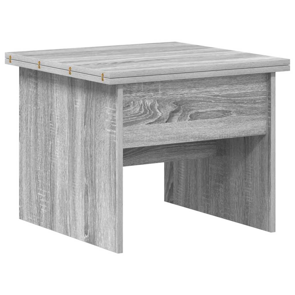 Salontafel Grijs Sonoma 55 x 54,5 x 45 cm Bewerkt hout