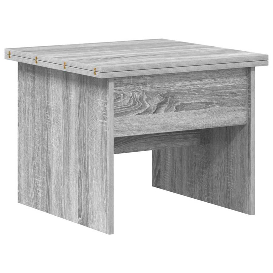 Salontafel Grijs Sonoma 55 x 54,5 x 45 cm Bewerkt hout