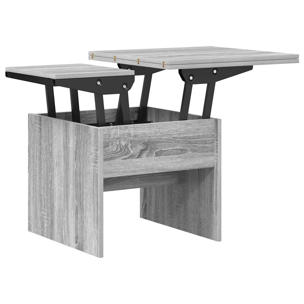 Salontafel Grijs Sonoma 55 x 54,5 x 45 cm Bewerkt hout