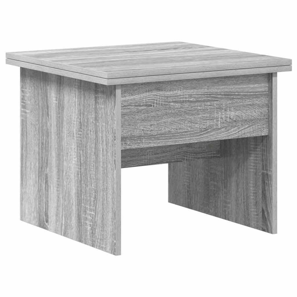 Salontafel Grijs Sonoma 55 x 54,5 x 45 cm Bewerkt hout