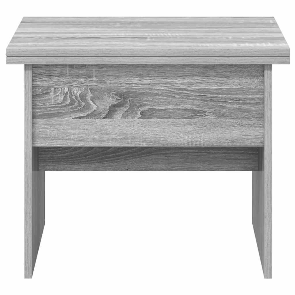 Salontafel Grijs Sonoma 55 x 54,5 x 45 cm Bewerkt hout