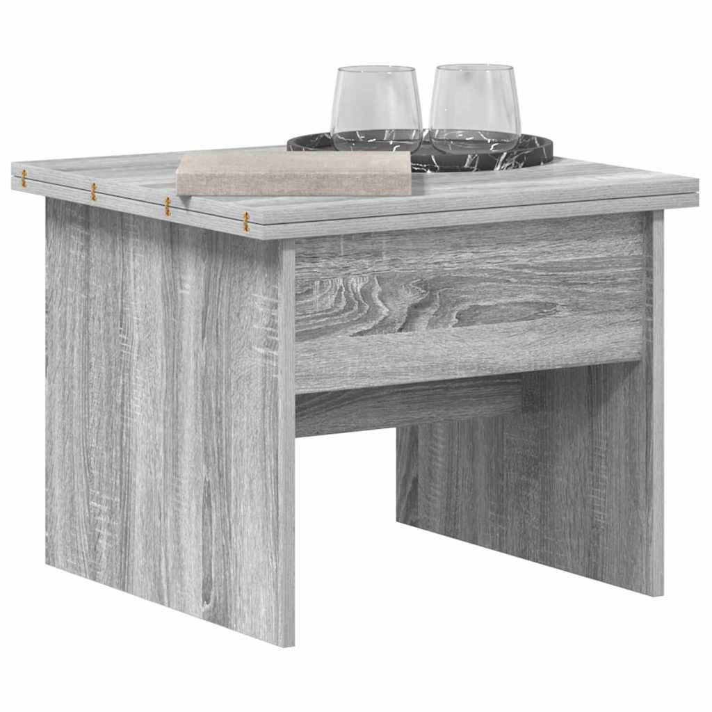 Salontafel Grijs Sonoma 55 x 54,5 x 45 cm Bewerkt hout