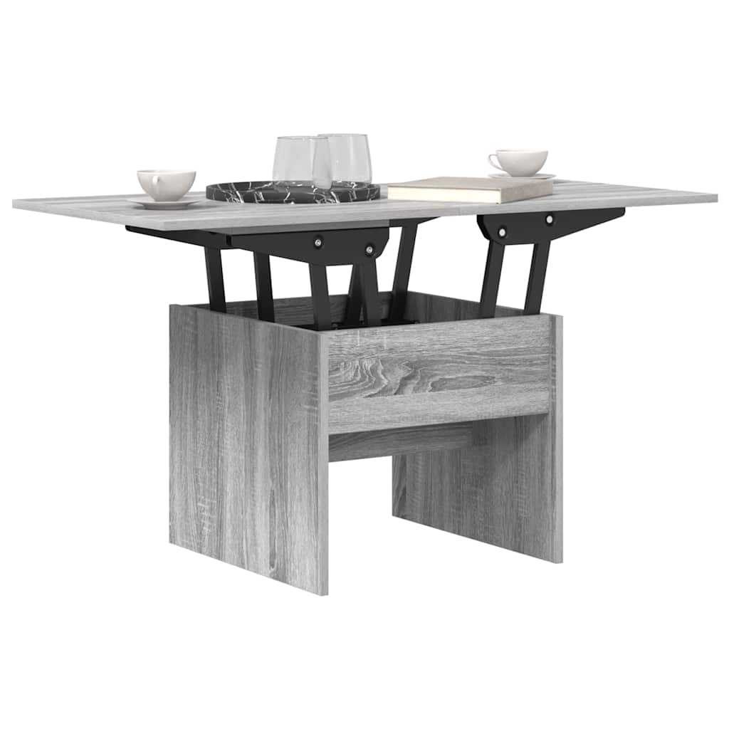 Salontafel Grijs Sonoma 55 x 54,5 x 45 cm Bewerkt hout