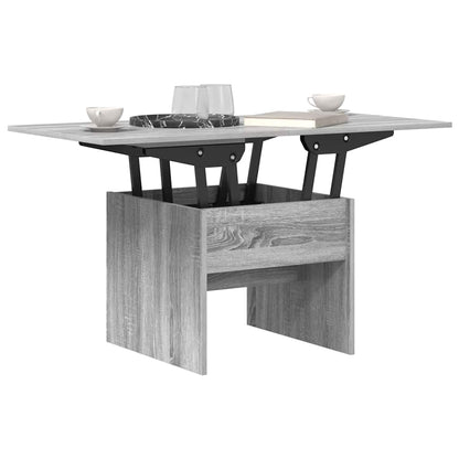 Salontafel Grijs Sonoma 55 x 54,5 x 45 cm Bewerkt hout