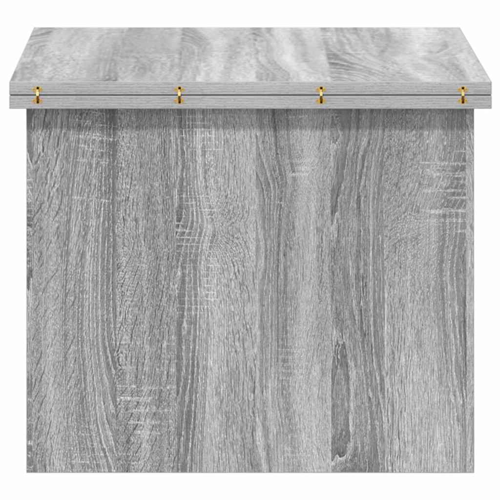 Salontafel Grijs Sonoma 55 x 54,5 x 45 cm Bewerkt hout