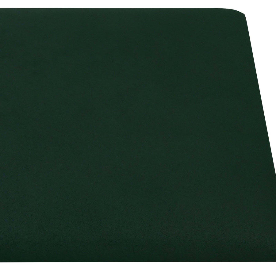 Wandhoofdbord 12 pcs Donkergroen 30 x 15 cm Fluweel