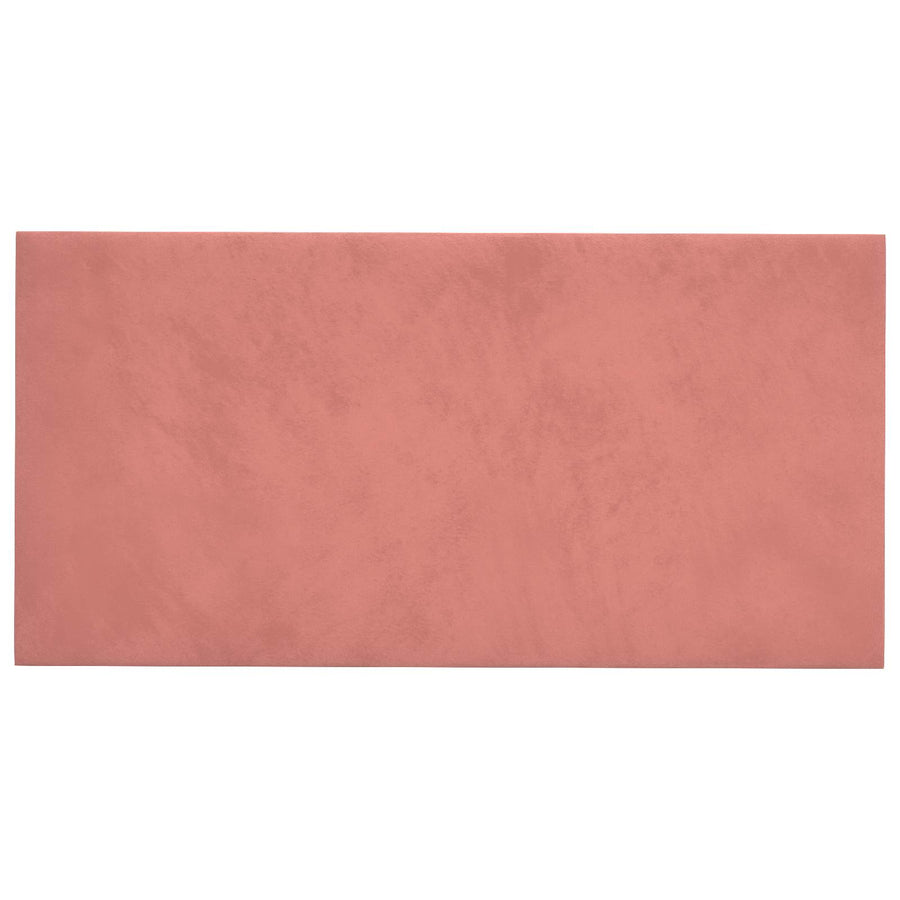 Wandhoofdbord 12 pcs Roze 30 x 15 cm Fluweel