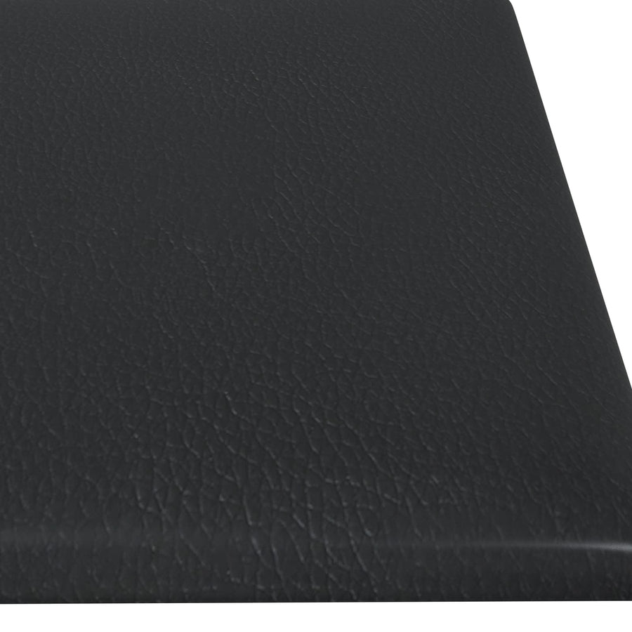 Wandhoofdbord 12 pcs Zwart 60 x 15 cm Stof