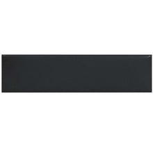 Wandhoofdbord 12 pcs Zwart 60 x 15 cm Stof