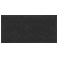Wandhoofdbord 12 pcs Zwart 60 x 30 cm Stof