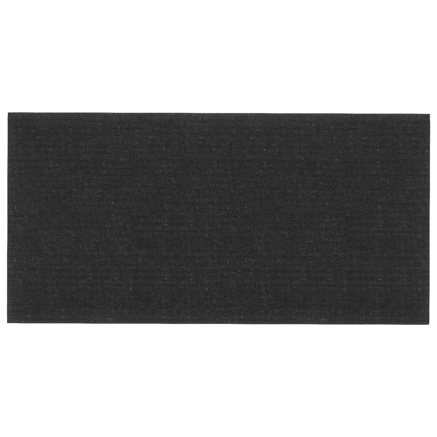 Wandhoofdbord 12 pcs Zwart 60 x 30 cm Stof