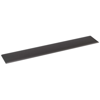 Wandhoofdbord 12 pcs Grijs 90 x 15 cm Stof