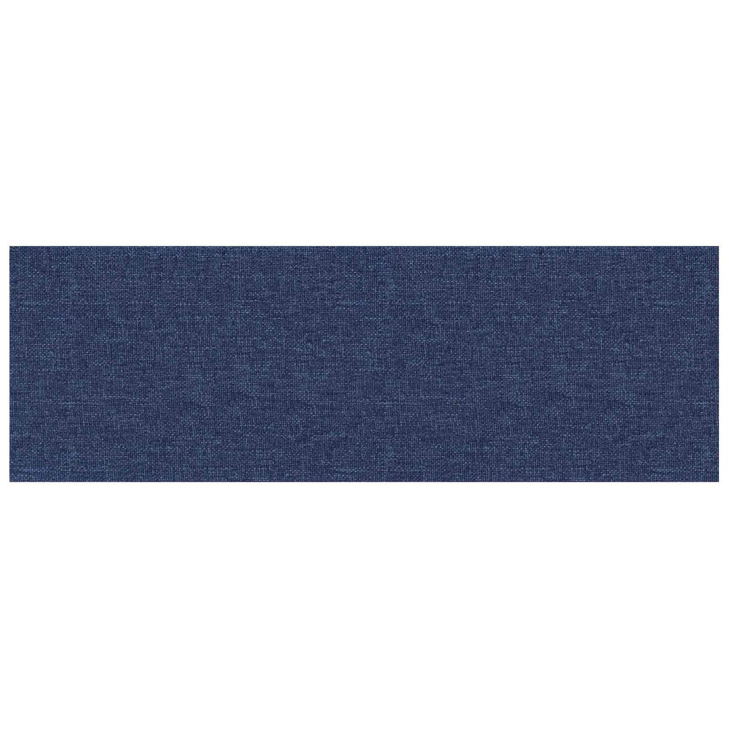 Wandhoofdbord 12 pcs Blauw 90 x 30 cm Stof