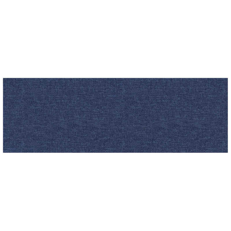 Wandhoofdbord 12 pcs Blauw 90 x 30 cm Stof