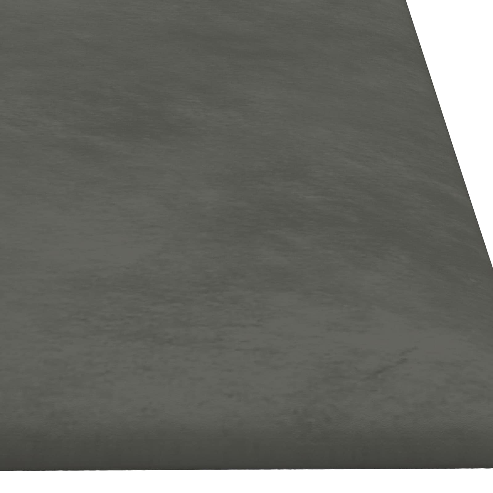Wandhoofdbord 12 pcs Donkergrijs 90 x 30 cm Fluweel