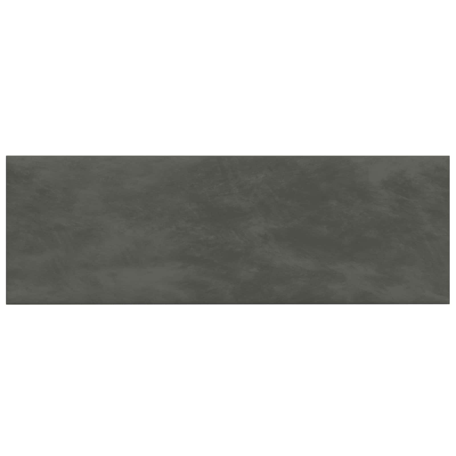 Wandhoofdbord 12 pcs Donkergrijs 90 x 30 cm Fluweel