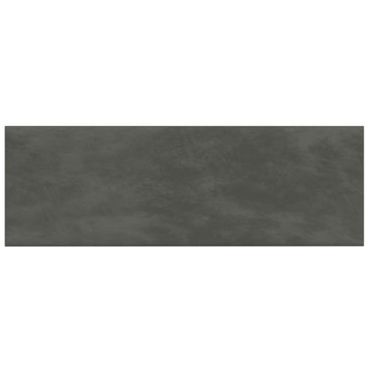 Wandhoofdbord 12 pcs Donkergrijs 90 x 30 cm Fluweel
