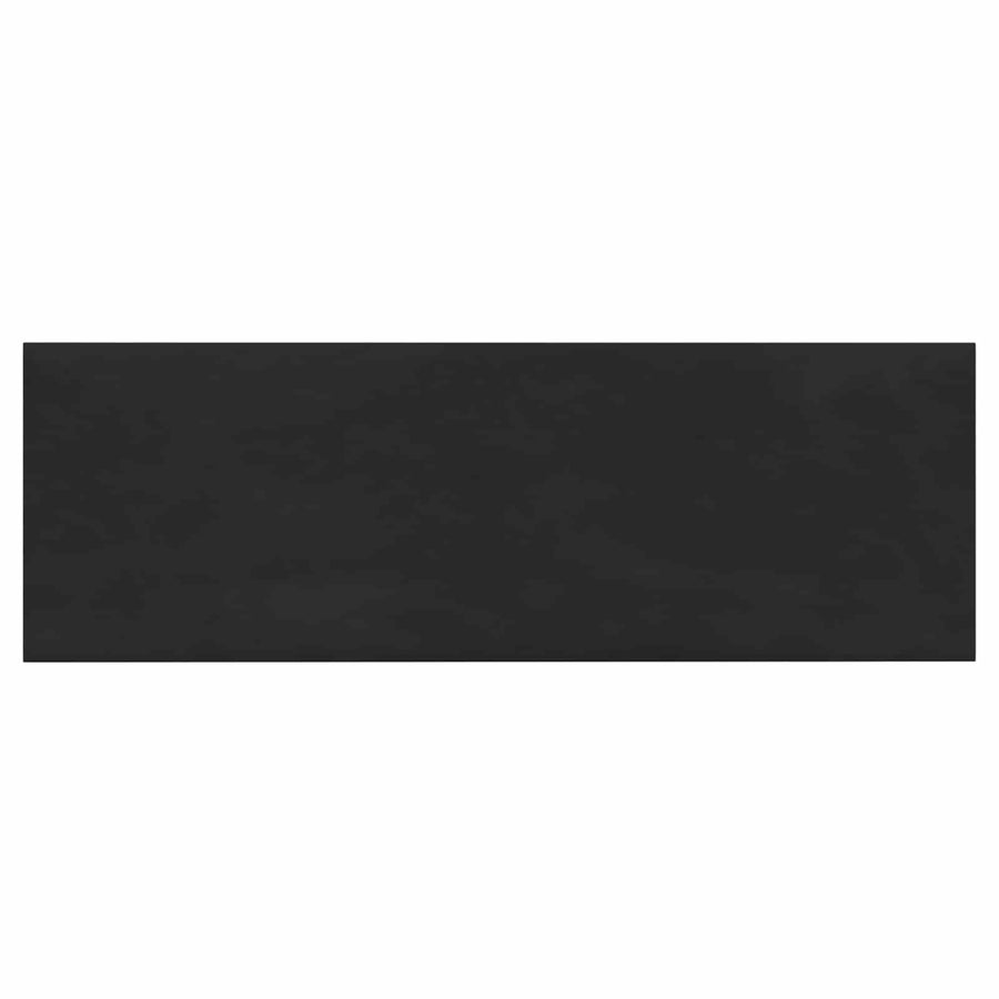 Wandhoofdbord 12 pcs Zwart 90 x 30 cm Fluweel