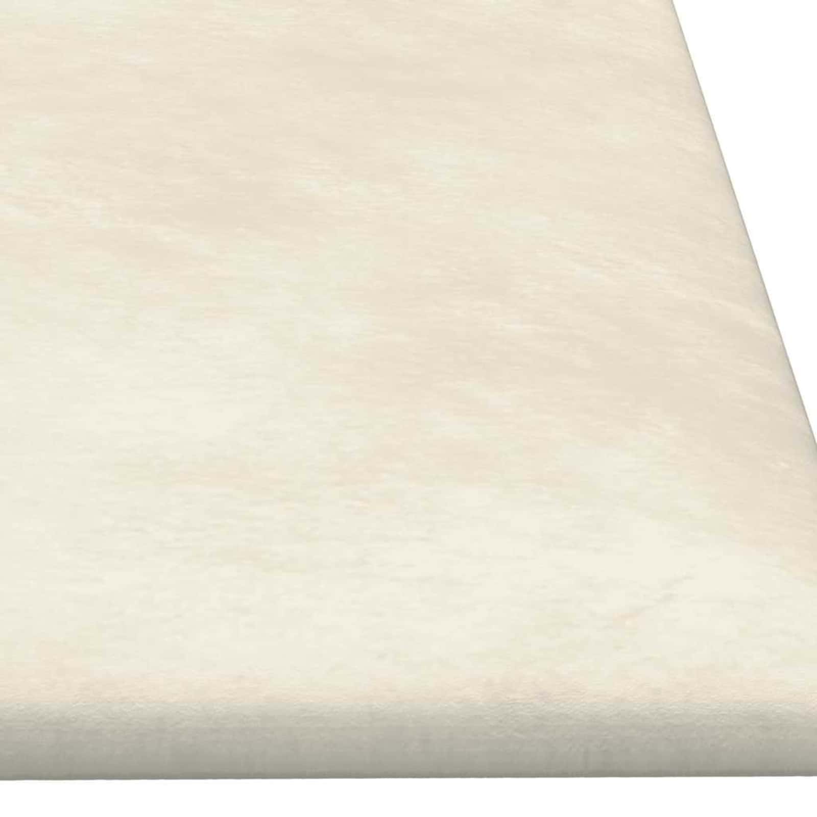 Wandhoofdbord 12 st Crèmekleurig Fluweel