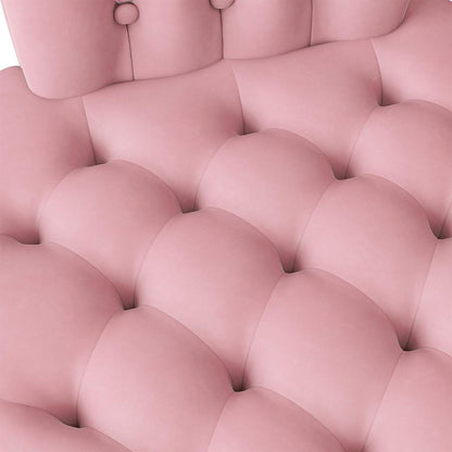 HoogRugStoel Roze 56,5 x 70 x 110 cm Fluweel