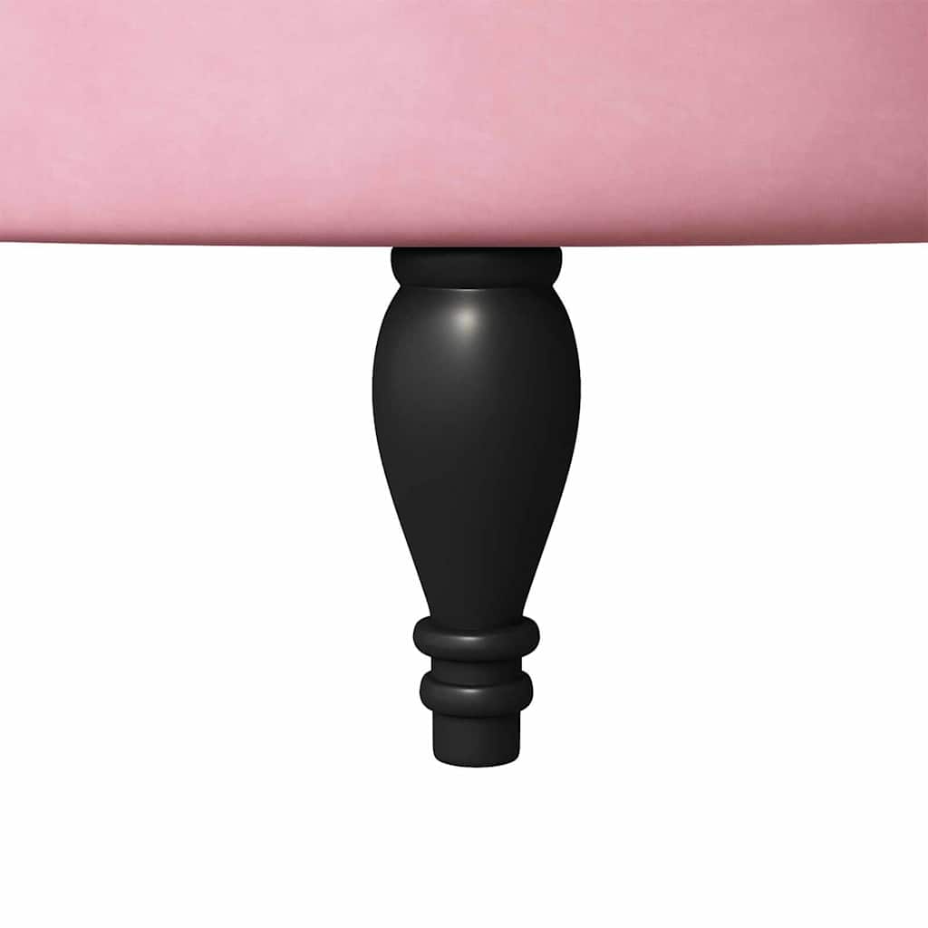 HoogRugStoel Roze 56,5 x 70 x 110 cm Fluweel