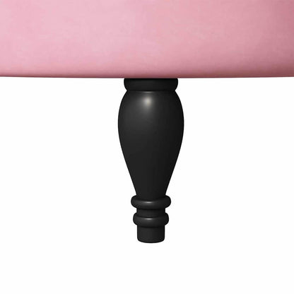 HoogRugStoel Roze 56,5 x 70 x 110 cm Fluweel