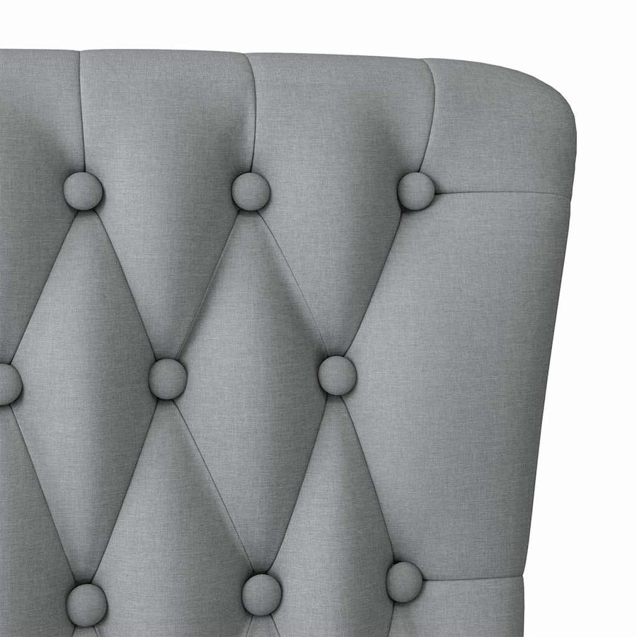 Slipper Stoel Lichtgrijs 56,5 x 70 x 110 cm Stof