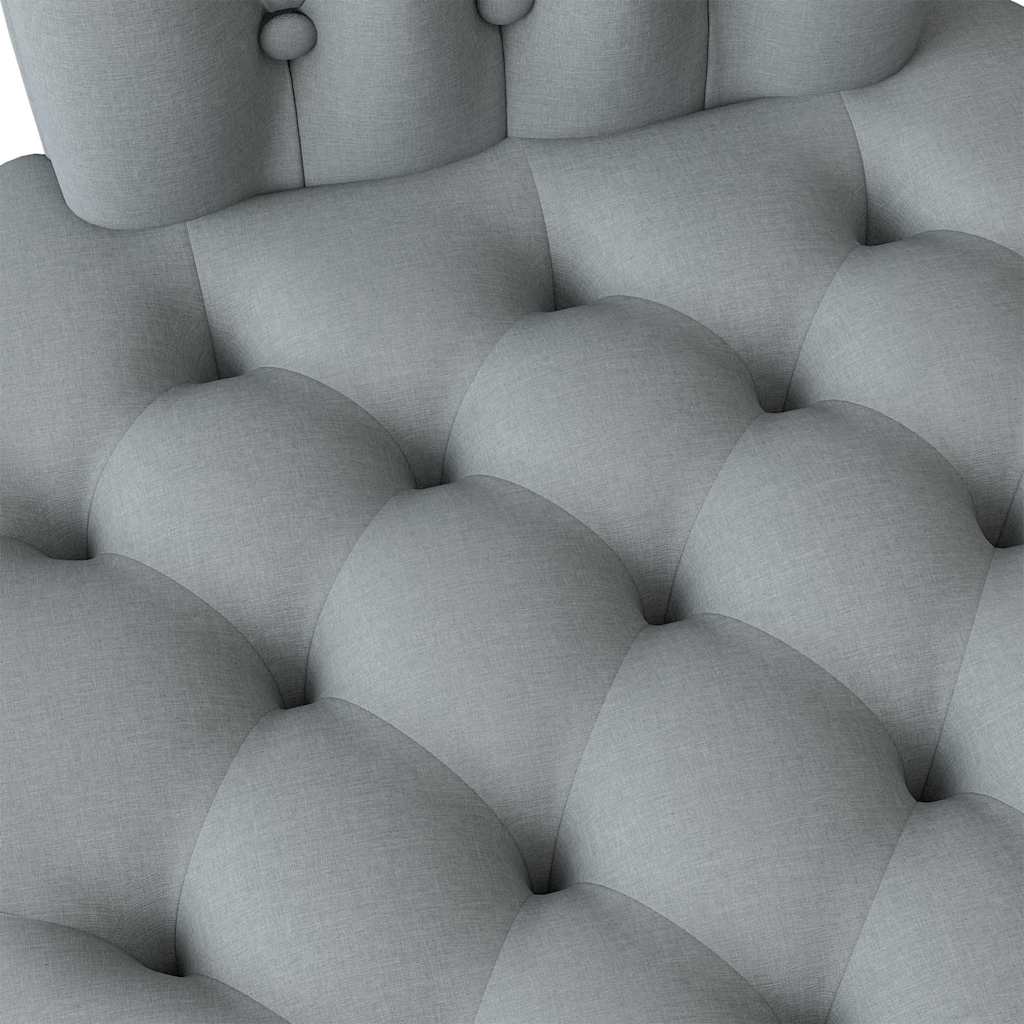 Slipper Stoel Lichtgrijs 56,5 x 70 x 110 cm Stof
