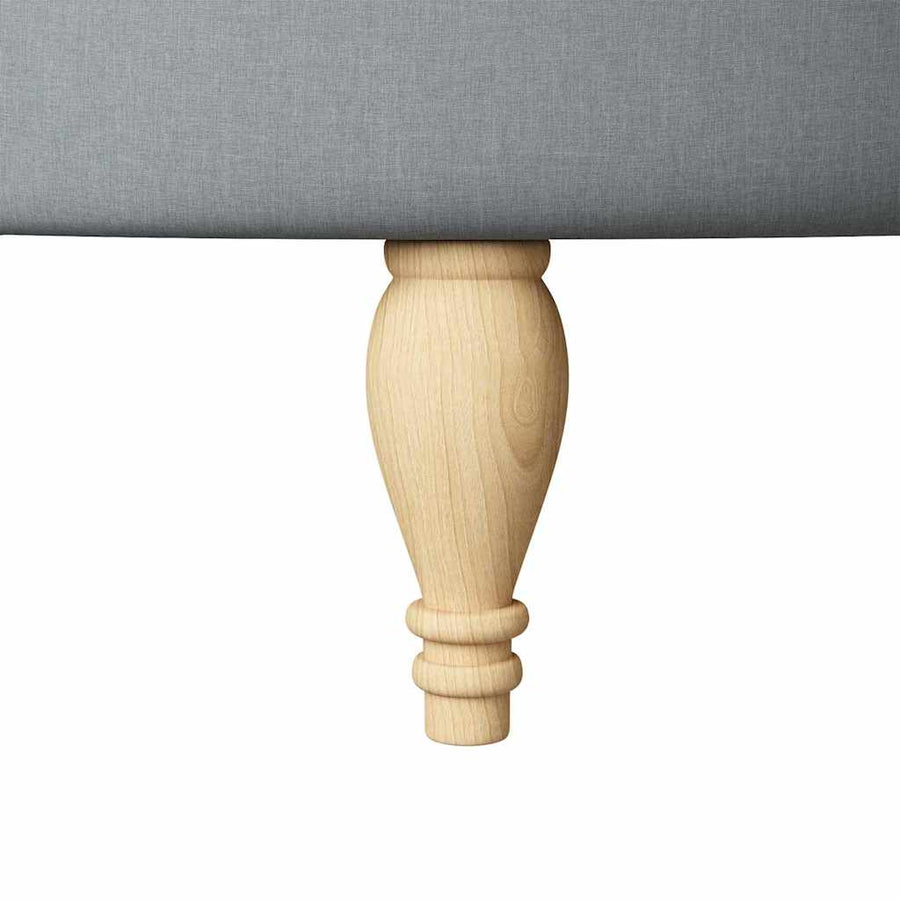 Slipper Stoel Lichtgrijs 56,5 x 70 x 110 cm Stof