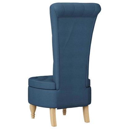 Slipper Stoel Blauw 56,5 x 70 x 110 cm Stof