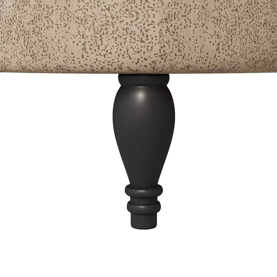 Slipper Stoel Lichtgrijs 56,5 x 70 x 110 cm Nep Suede Leer