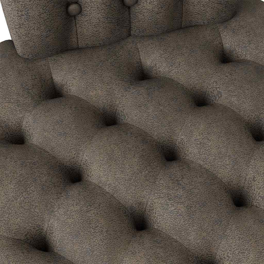 Slipper Stoel Donkergrijs 56,5 x 70 x 110 cm Nep Suede Leer