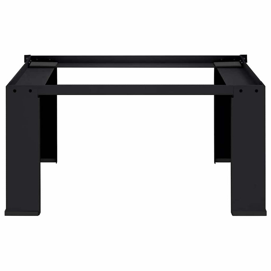 Wasmachine Pedestal Zwart 64 x 55 x 32.5 cm Staal