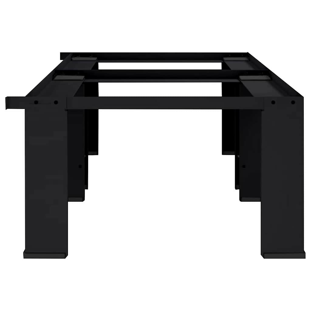Wasmachine Pedestal 2 pcs Zwart 64 x 55 x 32.5 cm Staal