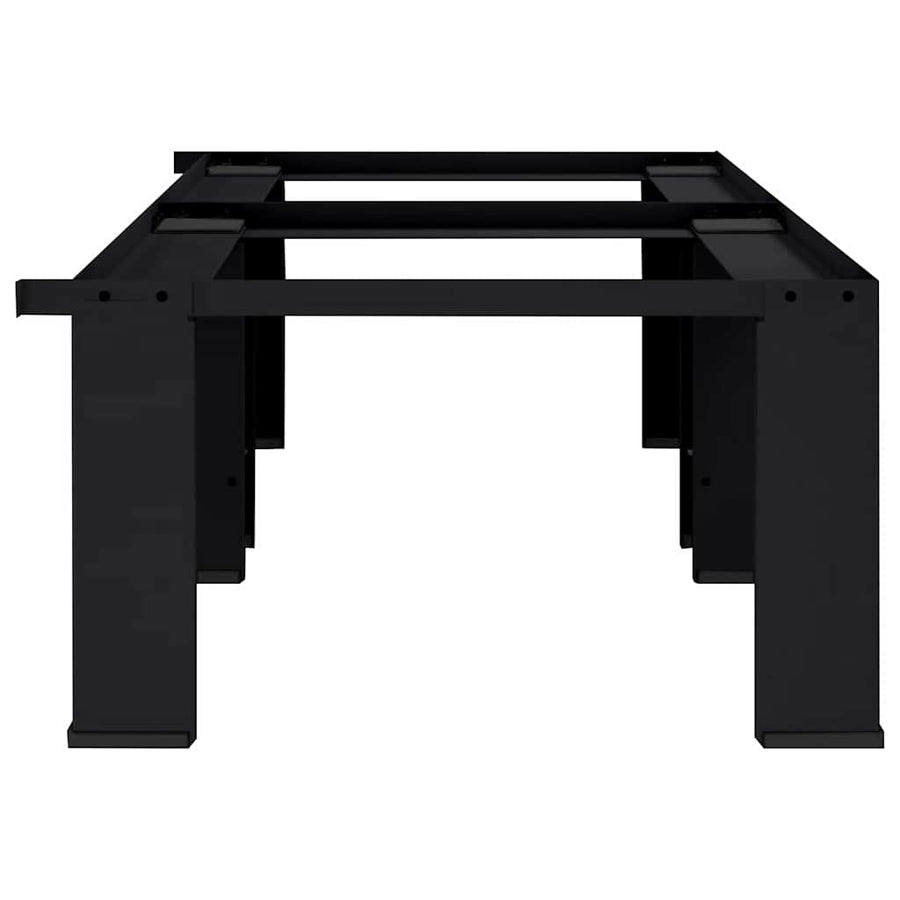 Wasmachine Pedestal 2 pcs Zwart 64 x 55 x 32.5 cm Staal