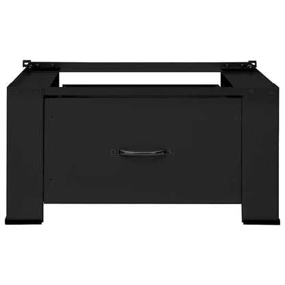 Wasmachine Pedestal Zwart 64 x 55 x 32.5 cm Staal
