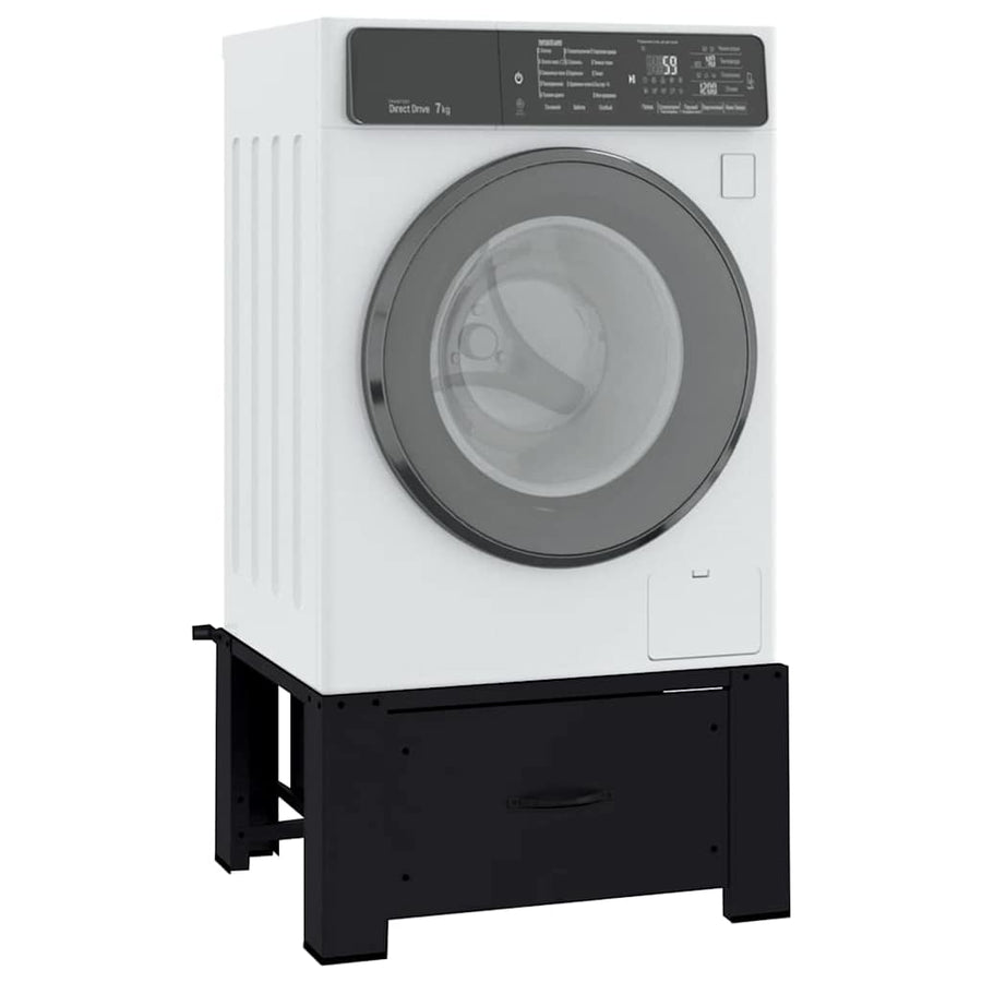 Wasmachine Pedestal Zwart 64 x 55 x 32.5 cm Staal