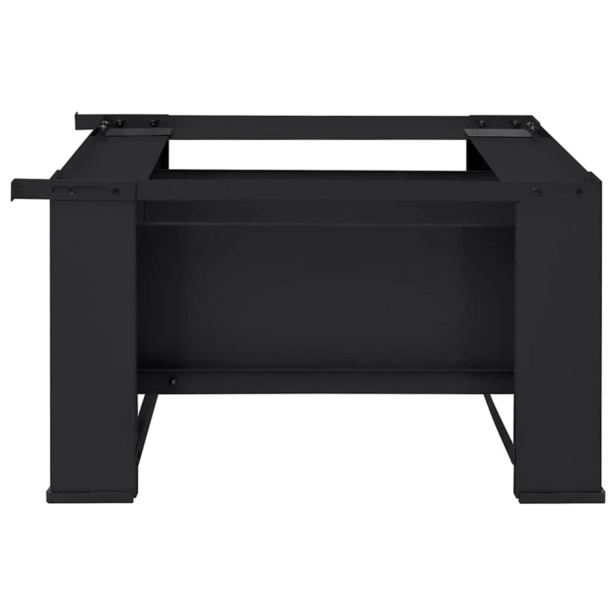 Wasmachine Pedestal Zwart 64 x 55 x 32.5 cm Staal