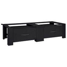 Wasmachine Pedestal 2 pcs Zwart 64 x 55 x 32.5 cm Staal