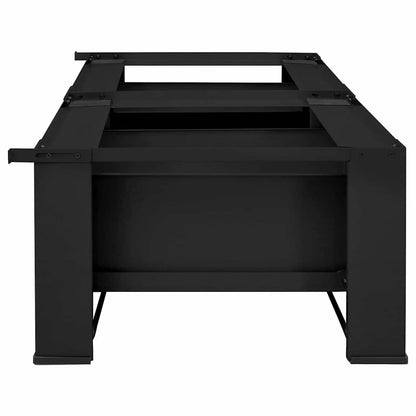 Wasmachine Pedestal 2 pcs Zwart 64 x 55 x 32.5 cm Staal