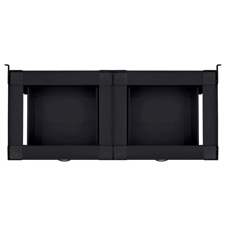Wasmachine Pedestal 2 pcs Zwart 64 x 55 x 32.5 cm Staal
