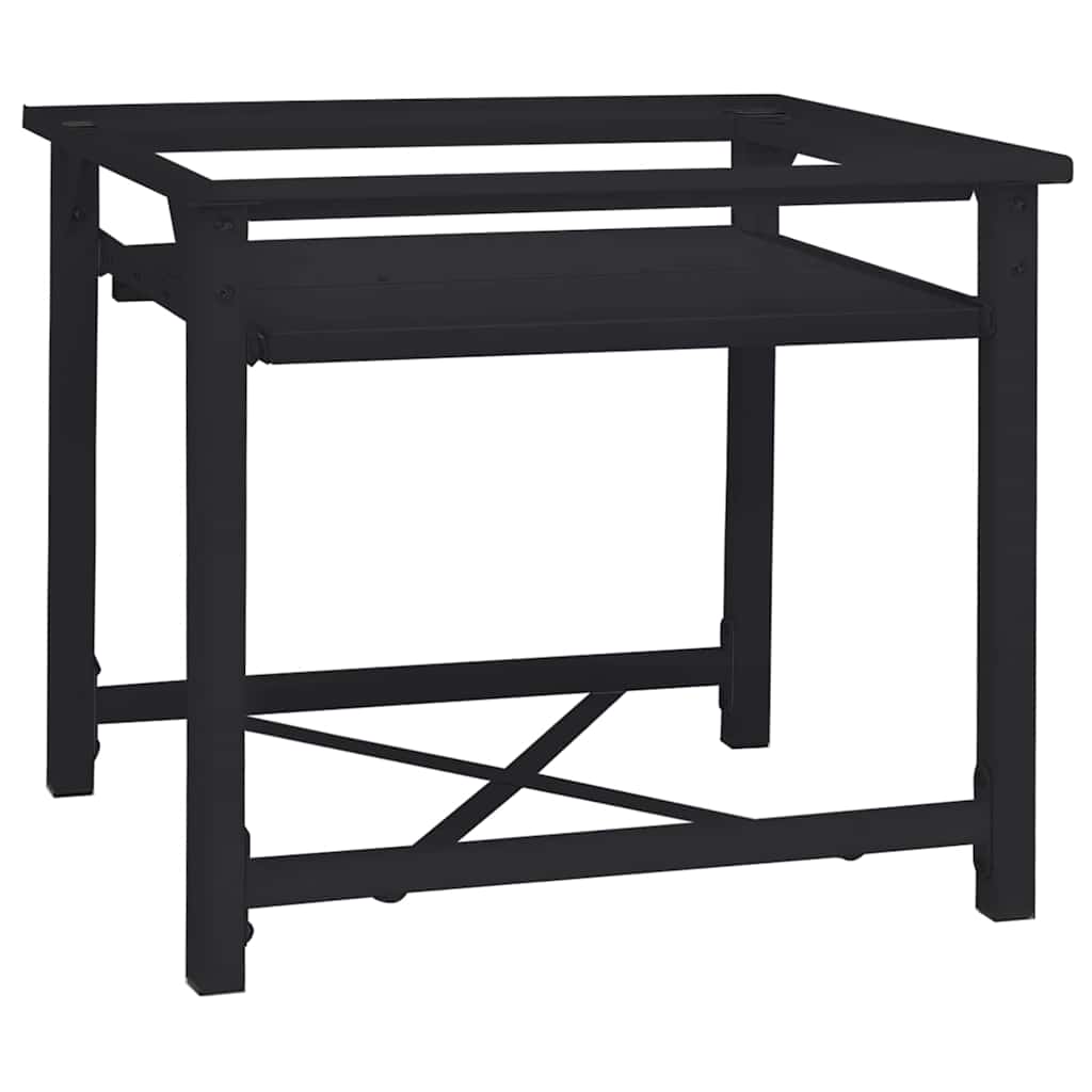 Wasmachine Pedestal Zwart 64 x 55 x 32.5 cm Staal