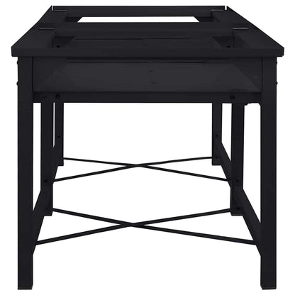 Wasmachine Pedestal 2 pcs Zwart 64 x 55 x 32.5 cm Staal